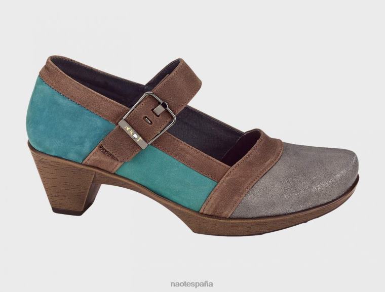 calzado NAOT mujer apuesto gris brillante verde azulado marrón algarroba 6N0Z619