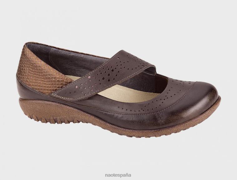 calzado NAOT mujer aroha combo marrón de vidrio marrón 6N0Z597