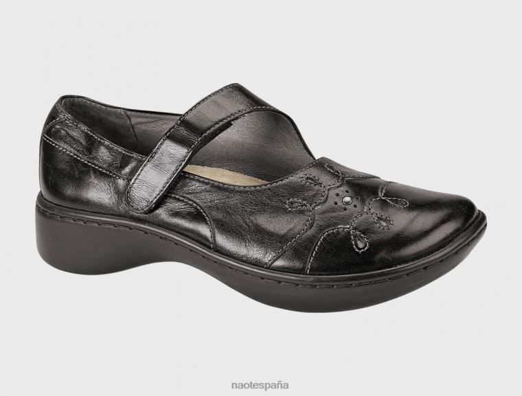 calzado NAOT mujer costa cuero negro medianoche 6N0Z549