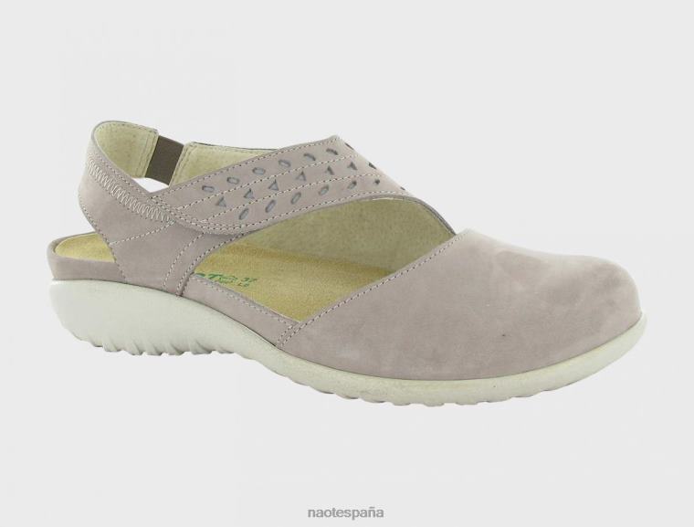 calzado NAOT mujer kapuá base de nubuck gris piedra 6N0Z527