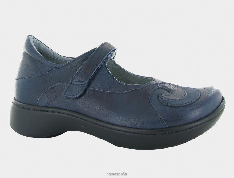 calzado NAOT mujer mar lthr de tinta suave/nubuck de terciopelo azul marino 6N0Z190