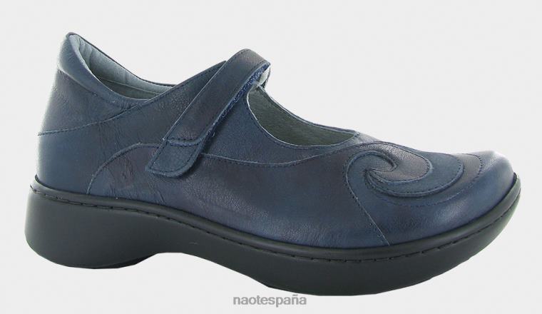 calzado NAOT mujer mar lthr de tinta suave/nubuck de terciopelo azul marino 6N0Z190