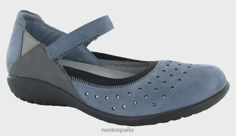 calzado NAOT mujer matúa azul pluma nubuck gris estaño lthr/plata vidrio 6N0Z540