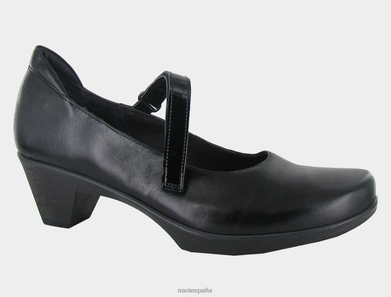 calzado NAOT mujer musa negro madras charol negro lthr 6N0Z284