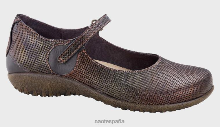 calzado NAOT mujer reka serpiente de cascabel asado francés marrón 6N0Z591