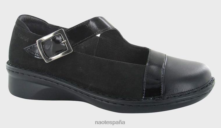 calzado NAOT mujer ritmo terciopelo negro cuervo negro brillo negro 6N0Z586