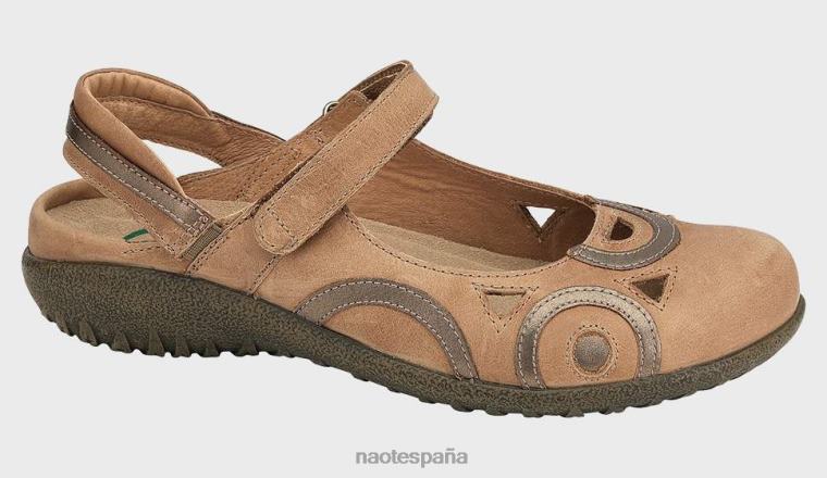 calzado NAOT mujer rongo marrón latte lthr/peltre lthr 6N0Z437