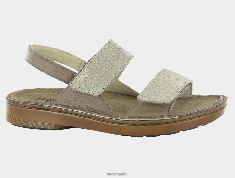 calzado NAOT mujer Burgos bolsa de lagarto beige/bolsa de piedra blanda 6N0Z120