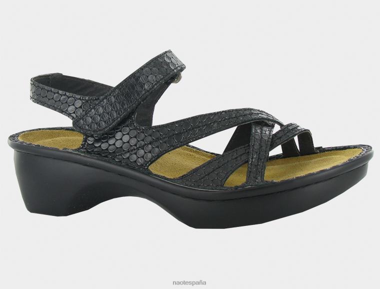 calzado NAOT mujer París cuero negro gráfico 6N0Z409