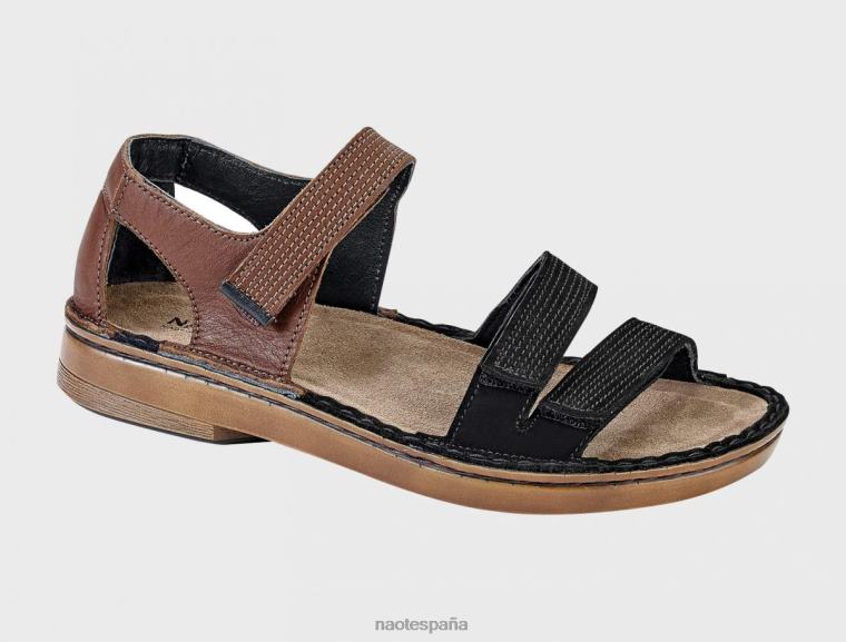 calzado NAOT mujer amaranto tostado francés toffee brown lthr/terciopelo negro 6N0Z249