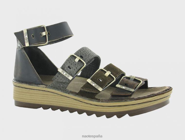 calzado NAOT mujer begonia marrón mina hash ante marrón cocodrilo marrón volcánico 6N0Z391