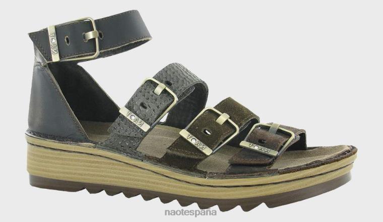 calzado NAOT mujer begonia marrón mina hash ante marrón cocodrilo marrón volcánico 6N0Z391