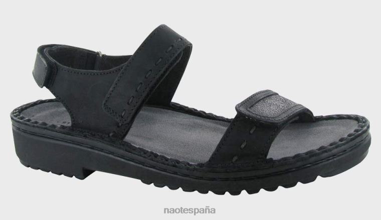 calzado NAOT mujer benya Nubuck carbón aceitoso gris brillante 6N0Z318