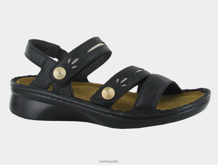 calzado NAOT mujer cadencia Lthr negro suave/lthr oro radiante 6N0Z73