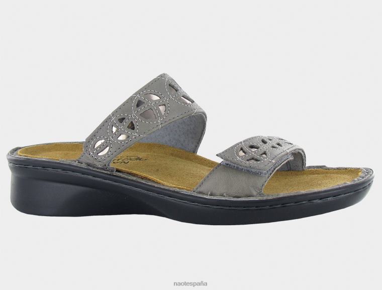 calzado NAOT mujer cucurucho gris niebla lthr/vidrio plateado 6N0Z134
