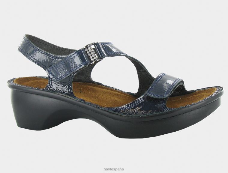 calzado NAOT mujer faso charol azul marino 6N0Z410