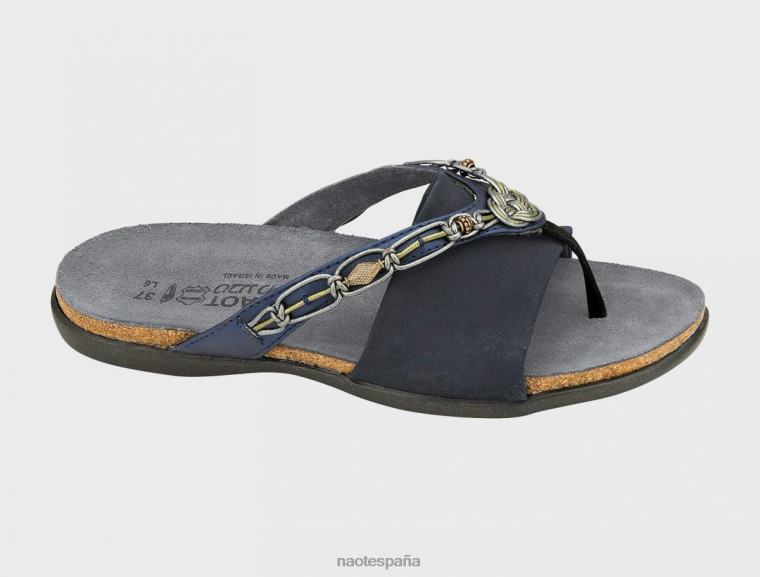 calzado NAOT mujer jennifer Lthr de mar polar/estiramiento azul marino 6N0Z354