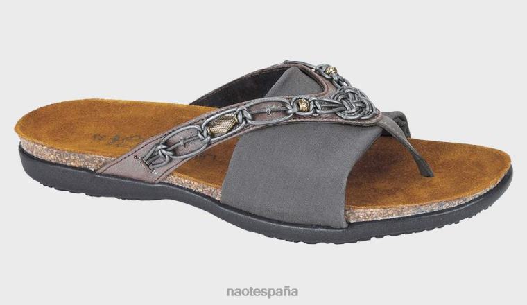 calzado NAOT mujer jennifer hilos plateados lthr/ante gris gris elástico 6N0Z353