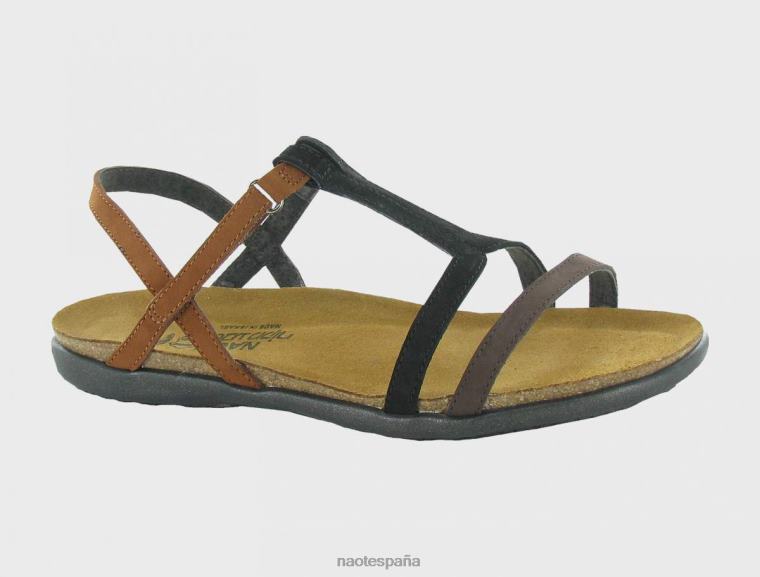 calzado NAOT mujer judit Nubuck en grano de café Nubuck de terciopelo negro Nubuck marrón hawaiano 6N0Z233