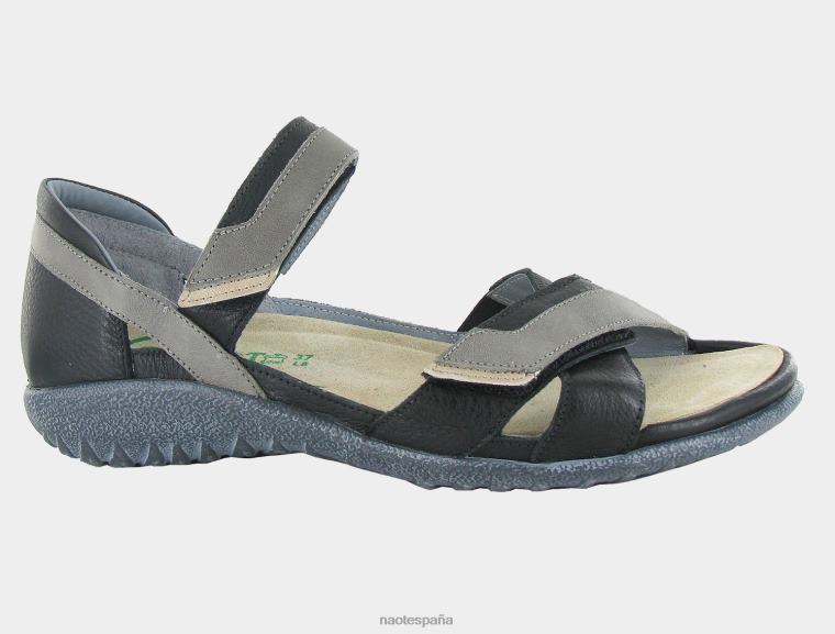 calzado NAOT mujer karawa negro suave lthr/gris niebla lthr/beige caqui lthr 6N0Z76