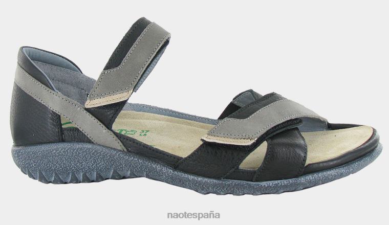 calzado NAOT mujer karawa negro suave lthr/gris niebla lthr/beige caqui lthr 6N0Z76