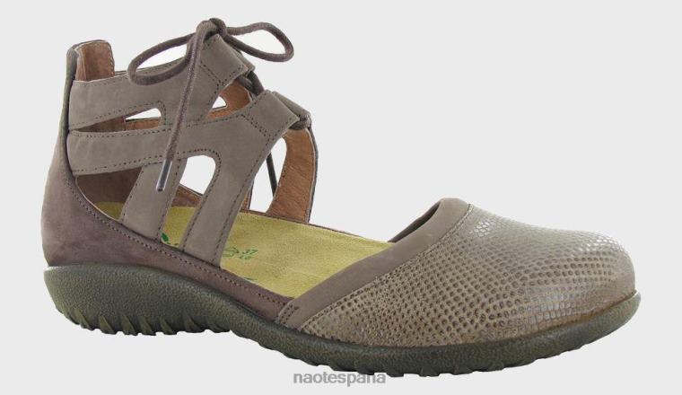 calzado NAOT mujer kata grano de café shiitake lagarto marrón 6N0Z176