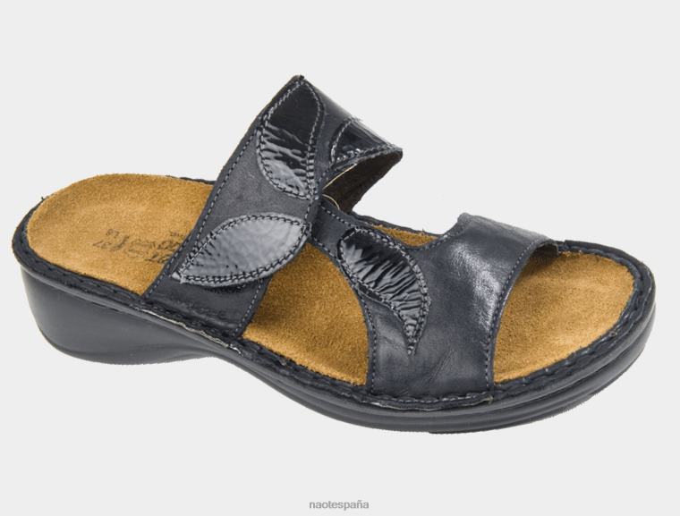 calzado NAOT mujer lila negro lthr/negro charol 6N0Z372