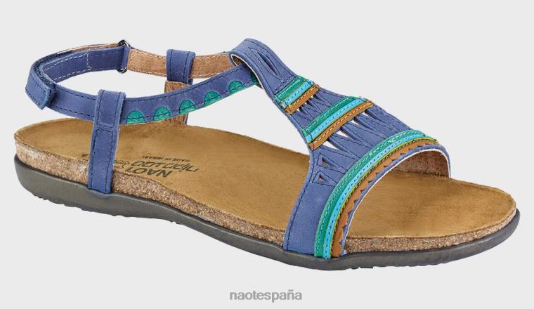 calzado NAOT mujer odelia nubuck azul aceitoso nubuck esmeralda aceitoso 6N0Z472
