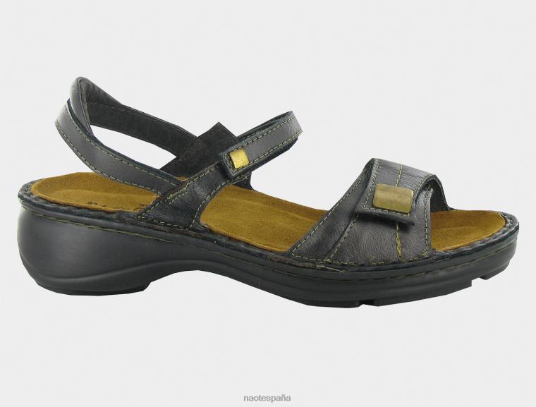 calzado NAOT mujer papaya cuero negro perla metalizado 6N0Z401