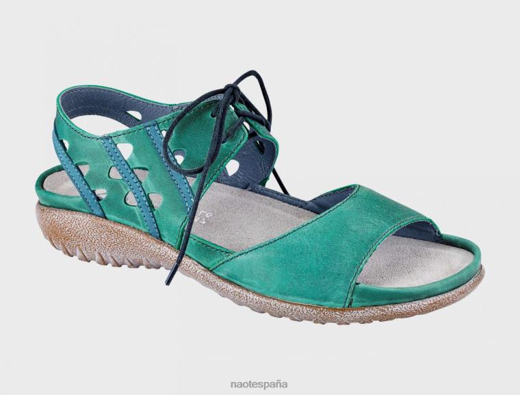 calzado NAOT mujer pesebre nubuck verde azulado esmeralda aceitoso 6N0Z420