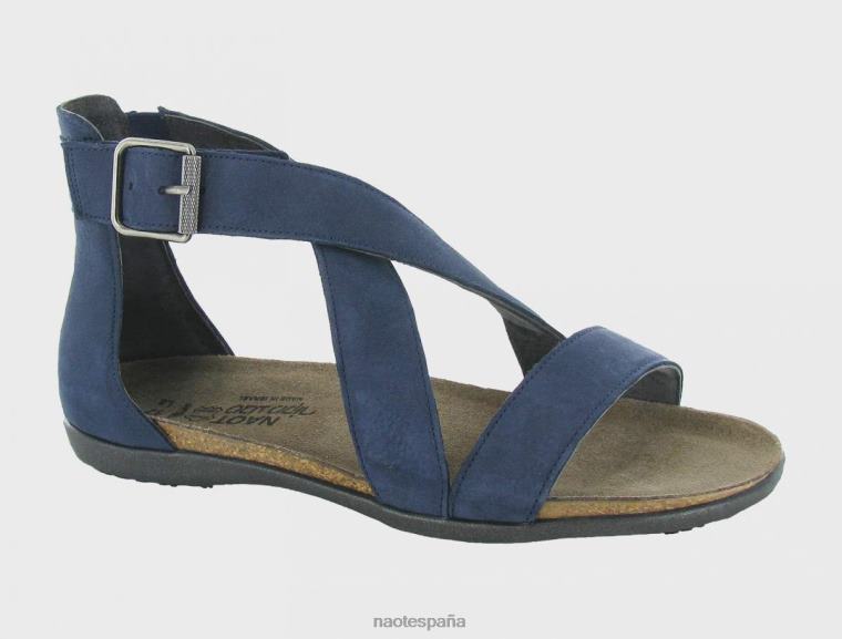 calzado NAOT mujer rianna nubuck de terciopelo azul marino 6N0Z447