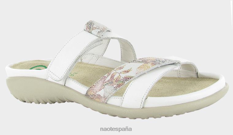 calzado NAOT mujer tariana tela blanca suave/tela floral 6N0Z123
