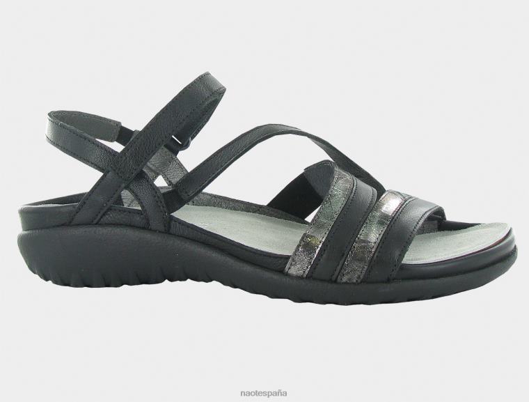 calzado NAOT mujer toi Lthr negro suave/lthr ónix metálico 6N0Z162