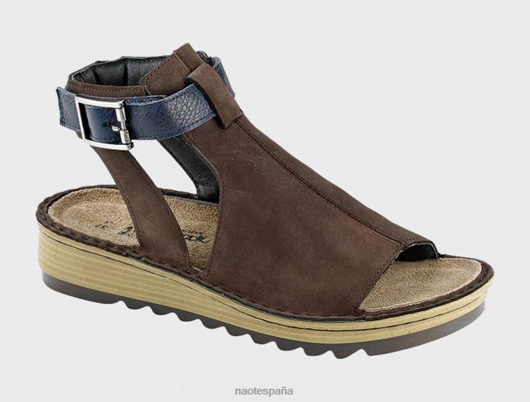 calzado NAOT mujer verbena cuero de tinta nubuck de grano de café 6N0Z215