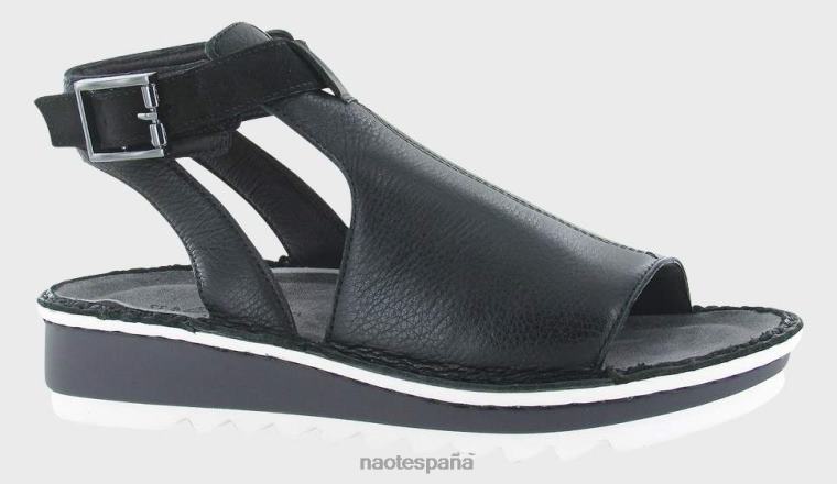 calzado NAOT mujer verbena cuero negro suave/nubuck de terciopelo negro 6N0Z210