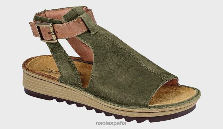 calzado NAOT mujer verbena gamuza oliva aceitosa cepillada marrón latte lthr 6N0Z216