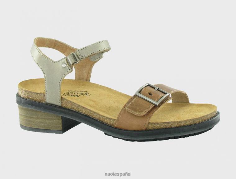 calzado NAOT mujer bohemia marrón latte lthr/peltre lthr 6N0Z406