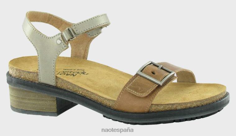 calzado NAOT mujer bohemia marrón latte lthr/peltre lthr 6N0Z406