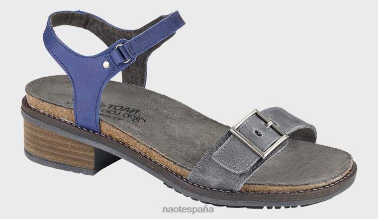 calzado NAOT mujer bohemia nobuck azul aceitoso pizarra vintage 6N0Z405