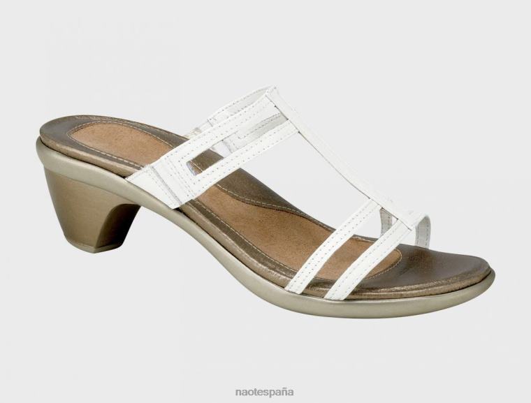 calzado NAOT mujer bucle cuero blanco 6N0Z265