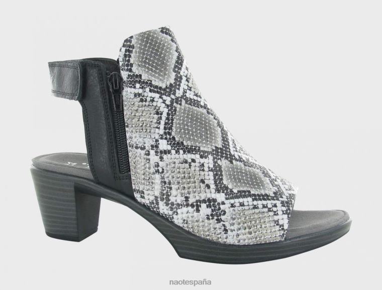 calzado NAOT mujer favorito Lthr cobra gris/lthr negro suave 6N0Z97