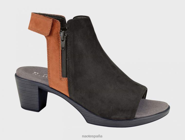 calzado NAOT mujer favorito terciopelo negro marrón hawaiano 6N0Z101