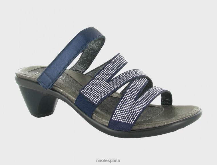 calzado NAOT mujer formal Mar polar azul oscuro con remaches. 6N0Z459