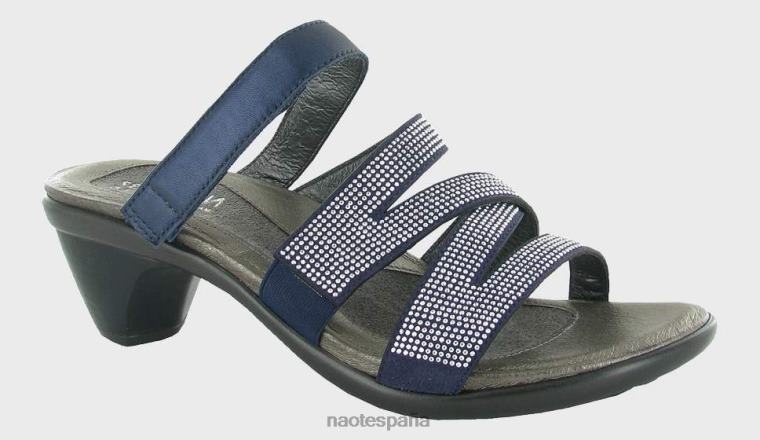 calzado NAOT mujer formal Mar polar azul oscuro con remaches. 6N0Z459