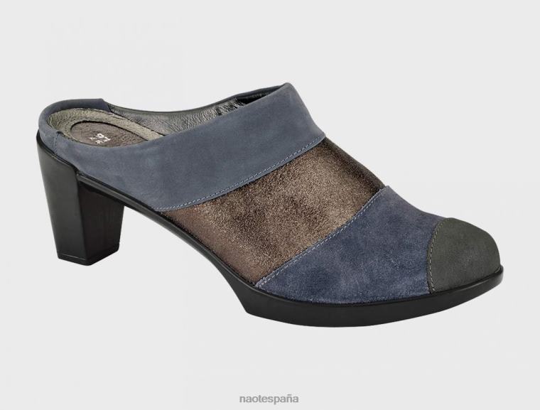 calzado NAOT mujer fortuna plumoso azul gris brillo azul medianoche gris sombra 6N0Z535