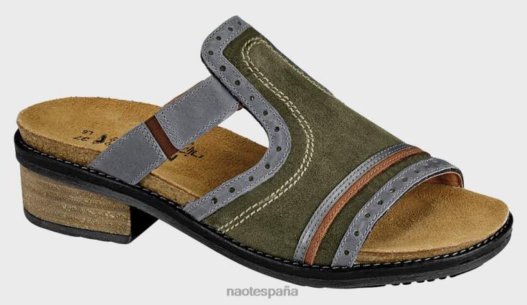 calzado NAOT mujer hábil aceituna aceitosa vintage humo latte marrón 6N0Z455