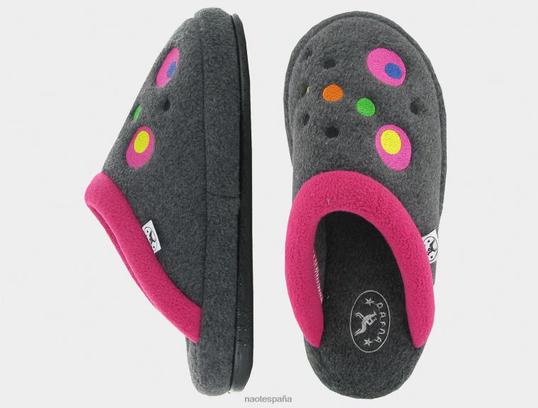 calzado NAOT mujer reposo círculos rosa gris 6N0Z151