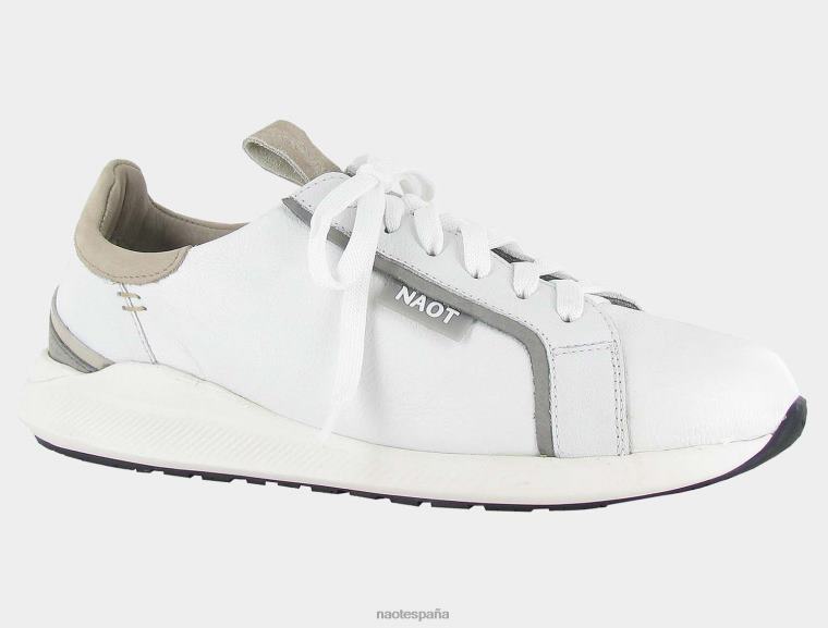 calzado NAOT mujer almirante cuero blanco suave/nobuck gris claro nobuck beige cuero marfil suave/ante arenisca 6N0Z22