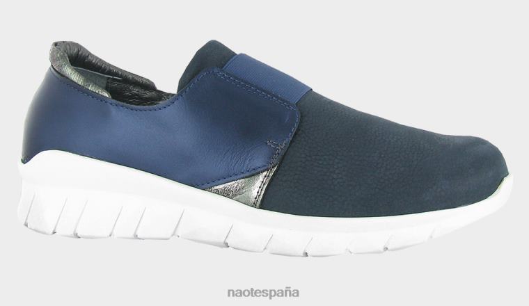 calzado NAOT mujer intrépido azul marino terciopelo nobuk polar sea lthr/metallic ónix lthr 6N0Z66