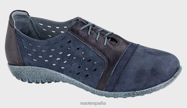 calzado NAOT mujer lalo azul marino terciopelo nubuck tinta lthr/gris estaño lthr 6N0Z272